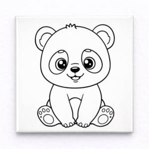 Ímã para colorir - Urso 1