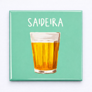 Ímã cerveja copo saideira