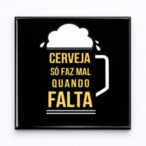 Ímã cerveja só faz mal quando falta