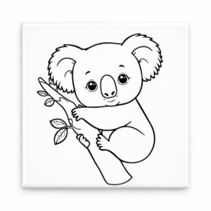 Ímã para colorir - Coala