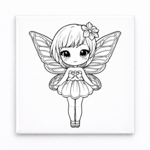 Ímã para colorir - Fada