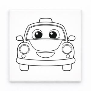 Ímã para colorir - Carro