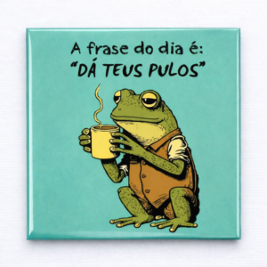 Ímã a frase do dia é dá teus pulos