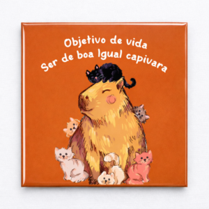 Ímã ser de boa igual capivara