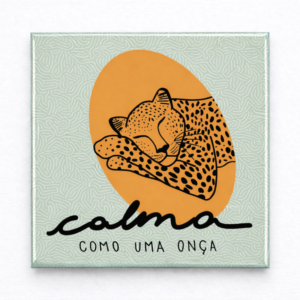 Ímã calma como uma onça